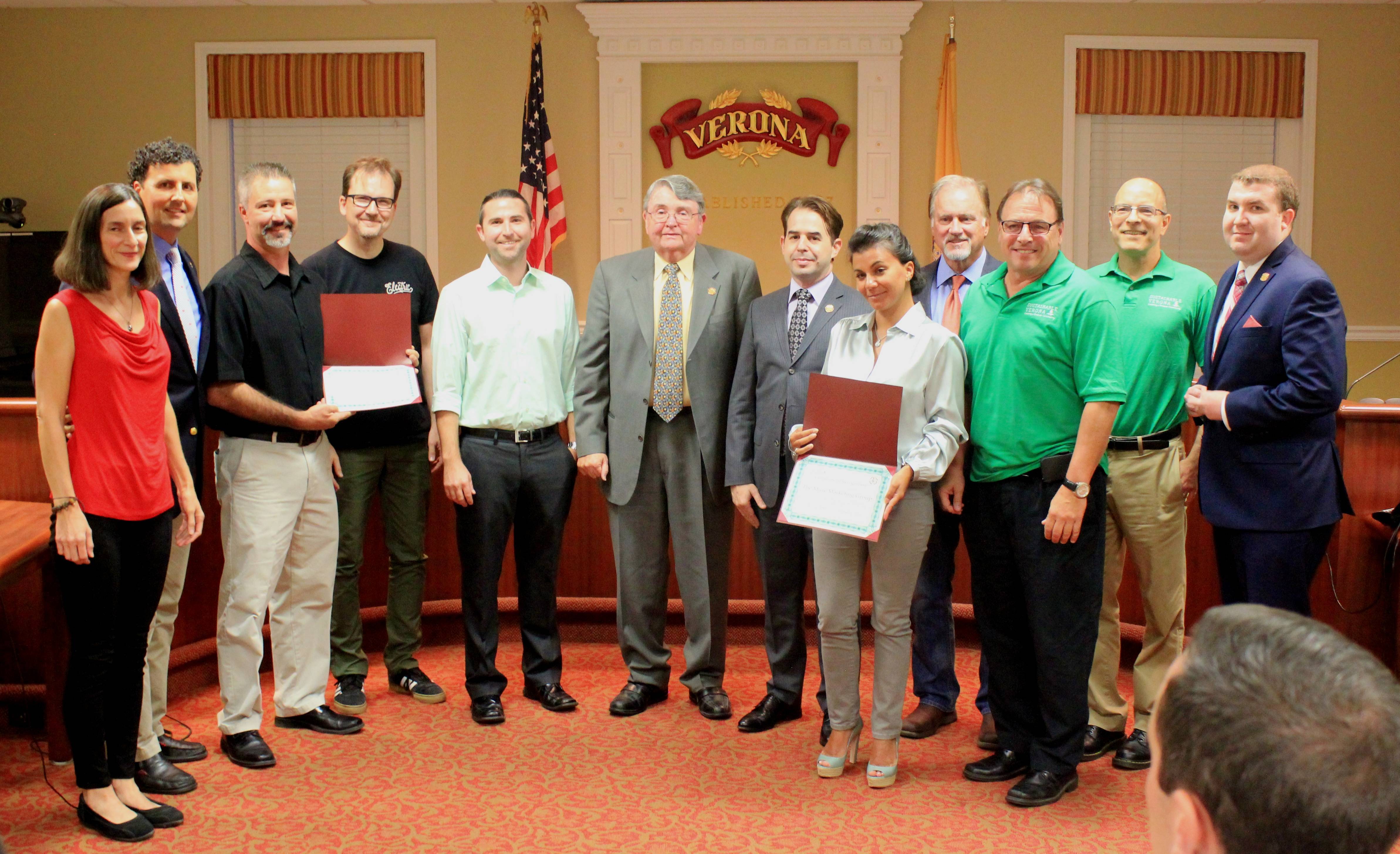 Verona Recognizes Two Local Businesses for Their Sustainable Practices