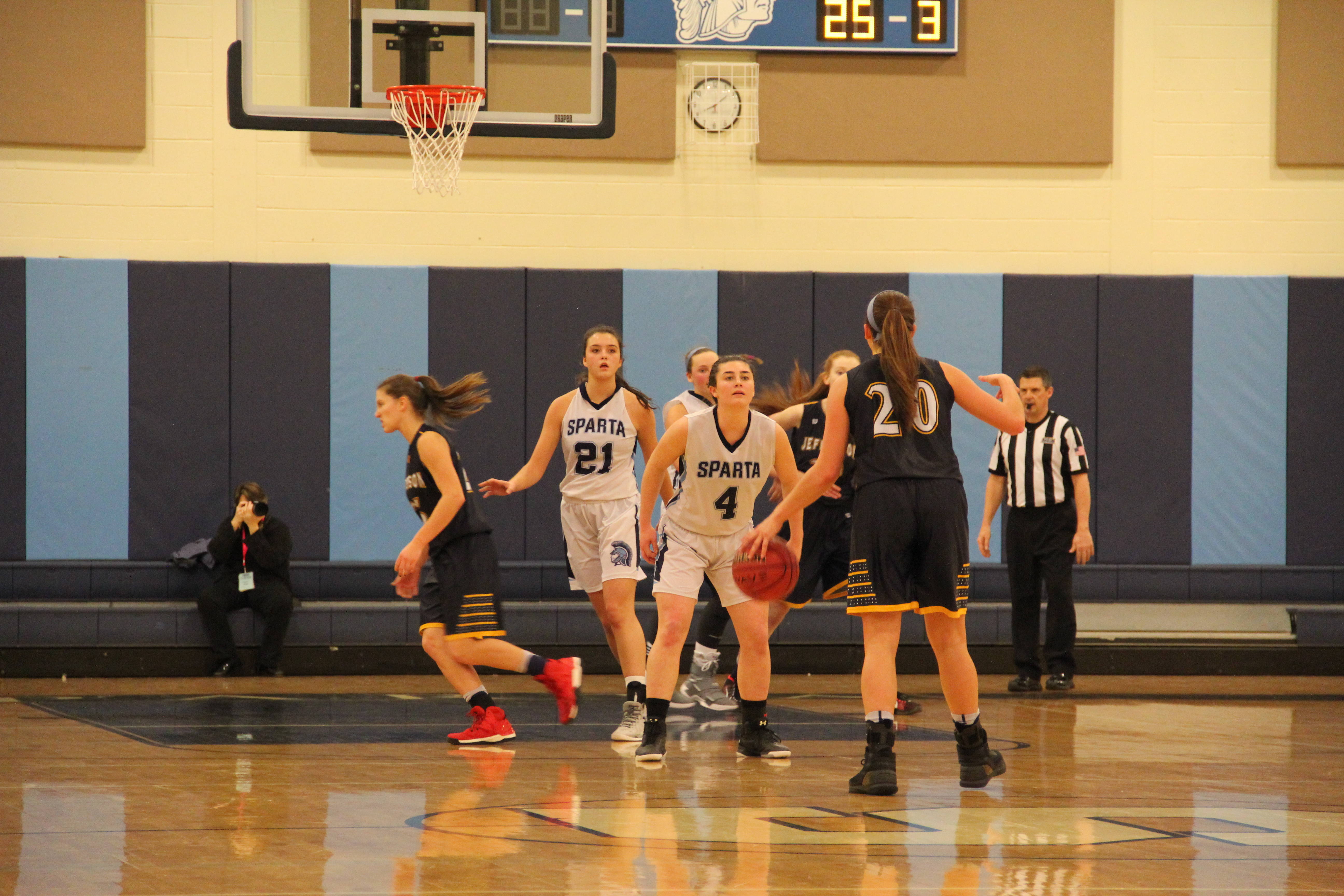 Sparta High School Basketball Against Jefferson; One Win, One Loss