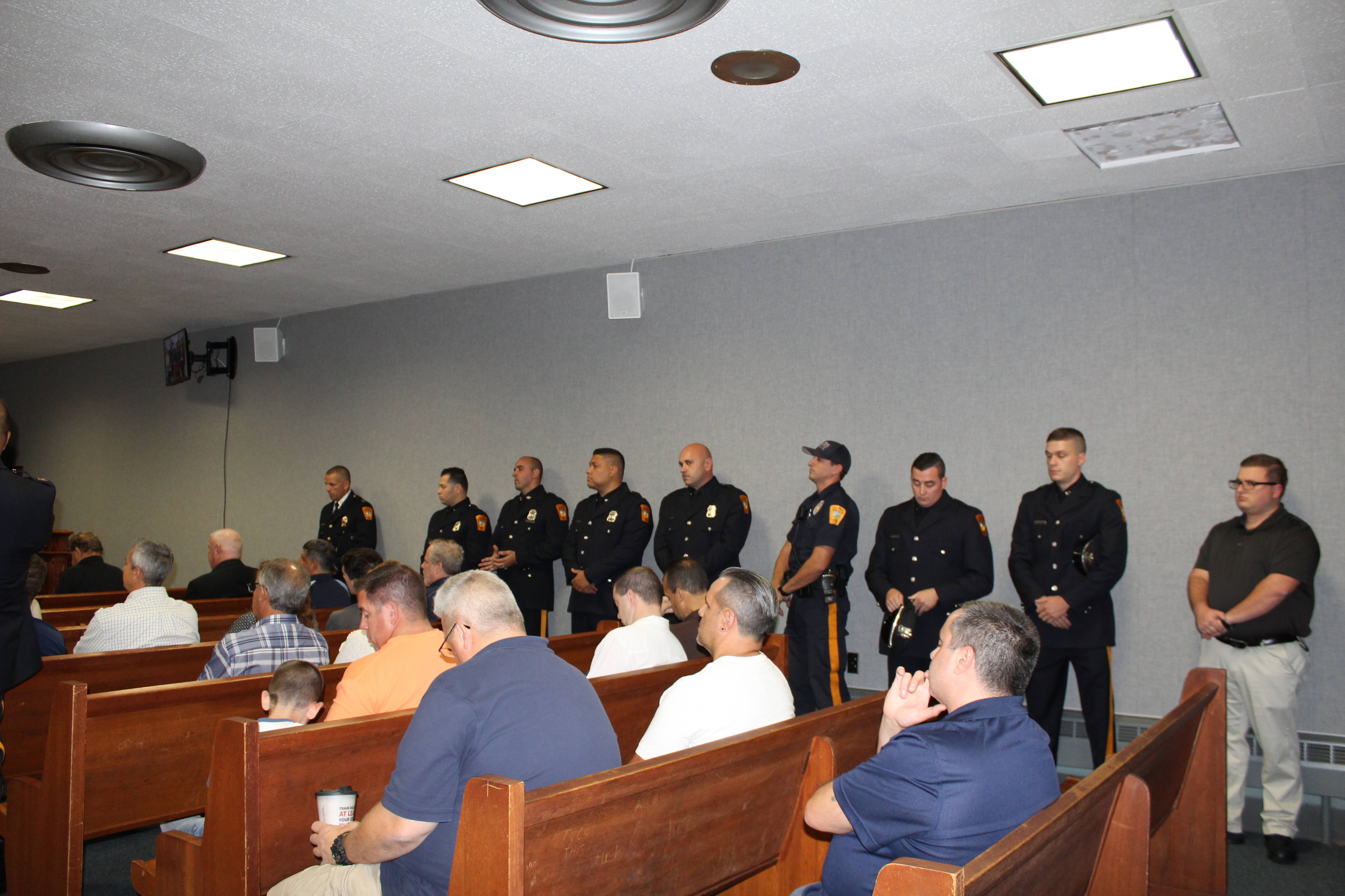 Clark Police Department Promotions, New Hires Highlight Township