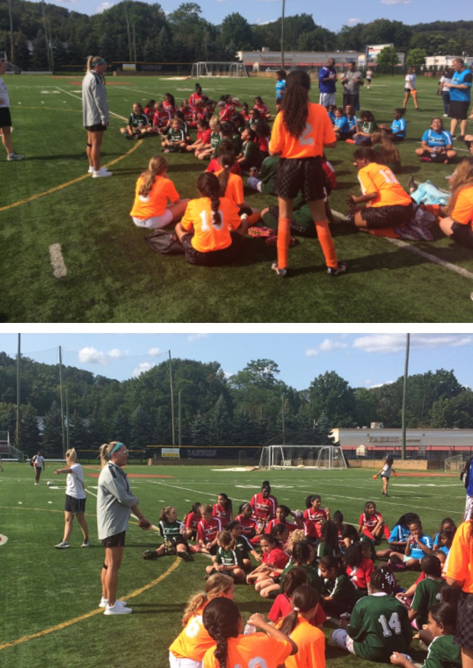 North Plainfield High School Soccer Teams Help Run Rec Clinic TAPinto