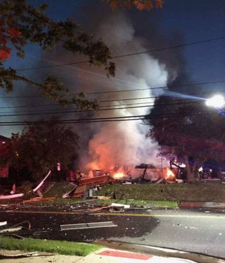 Pre Dawn Explosion Levels Piscataway Home Resident Survives With