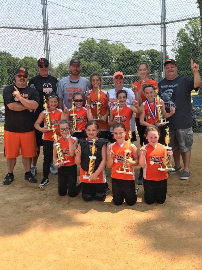 Hasbrouck Heights Girls Rec Softball Wins Midland Park Summer League