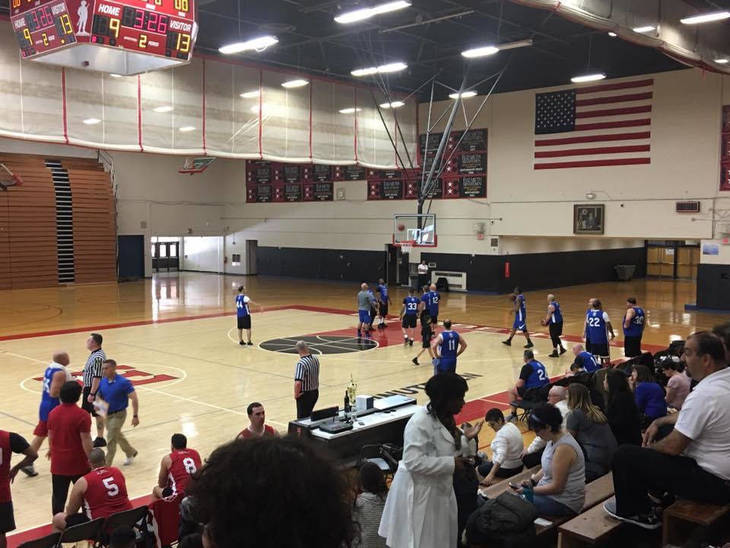 Firefighters Earn Bragging Rights at Annual Charity Basketball Game