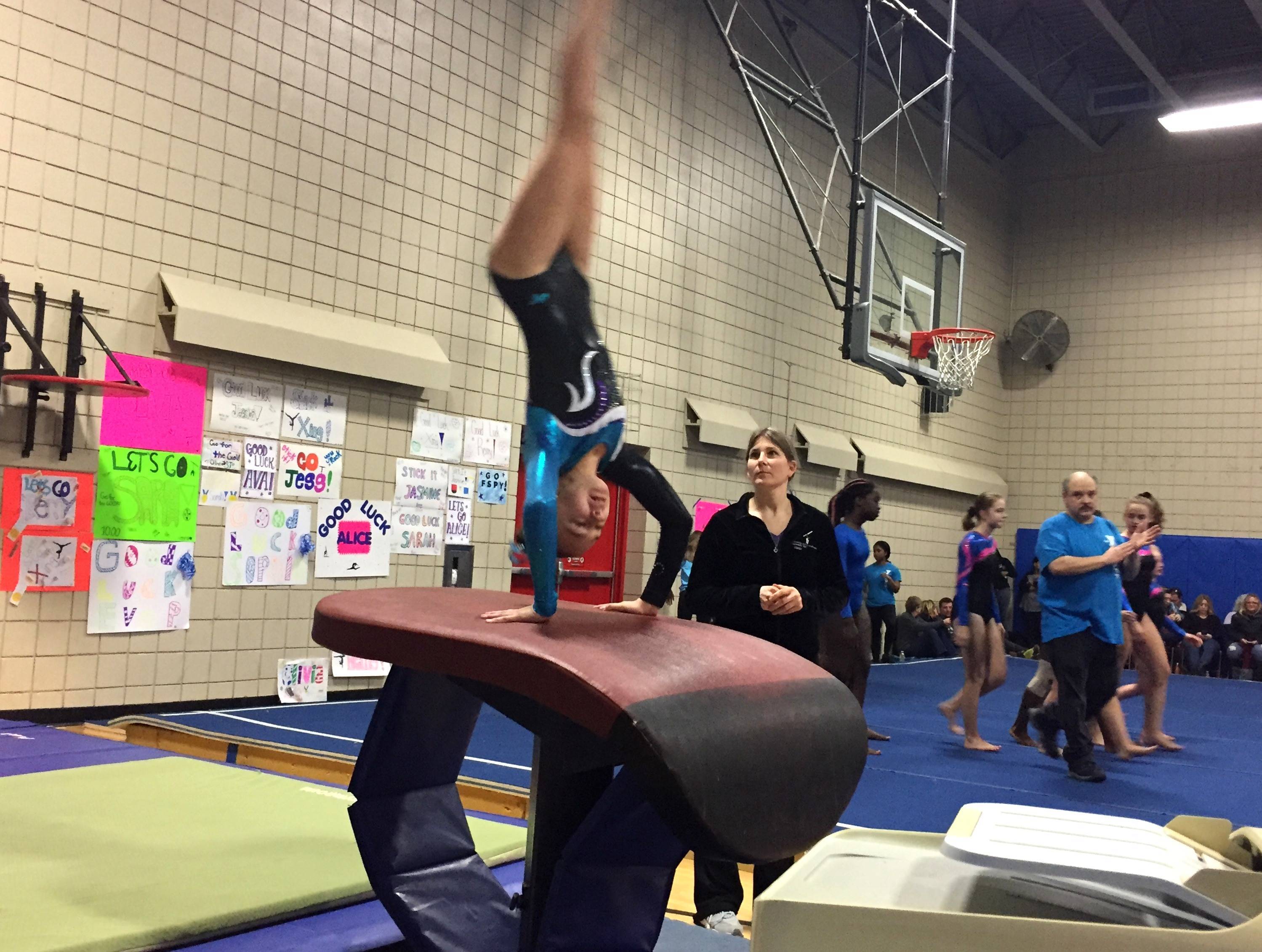 FanwoodScotch Plains YMCA Gymnasts Compete in First Meet of Season