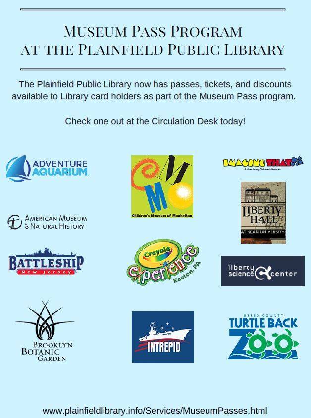 Museum Pass Program Now at Plainfield Library TAPinto