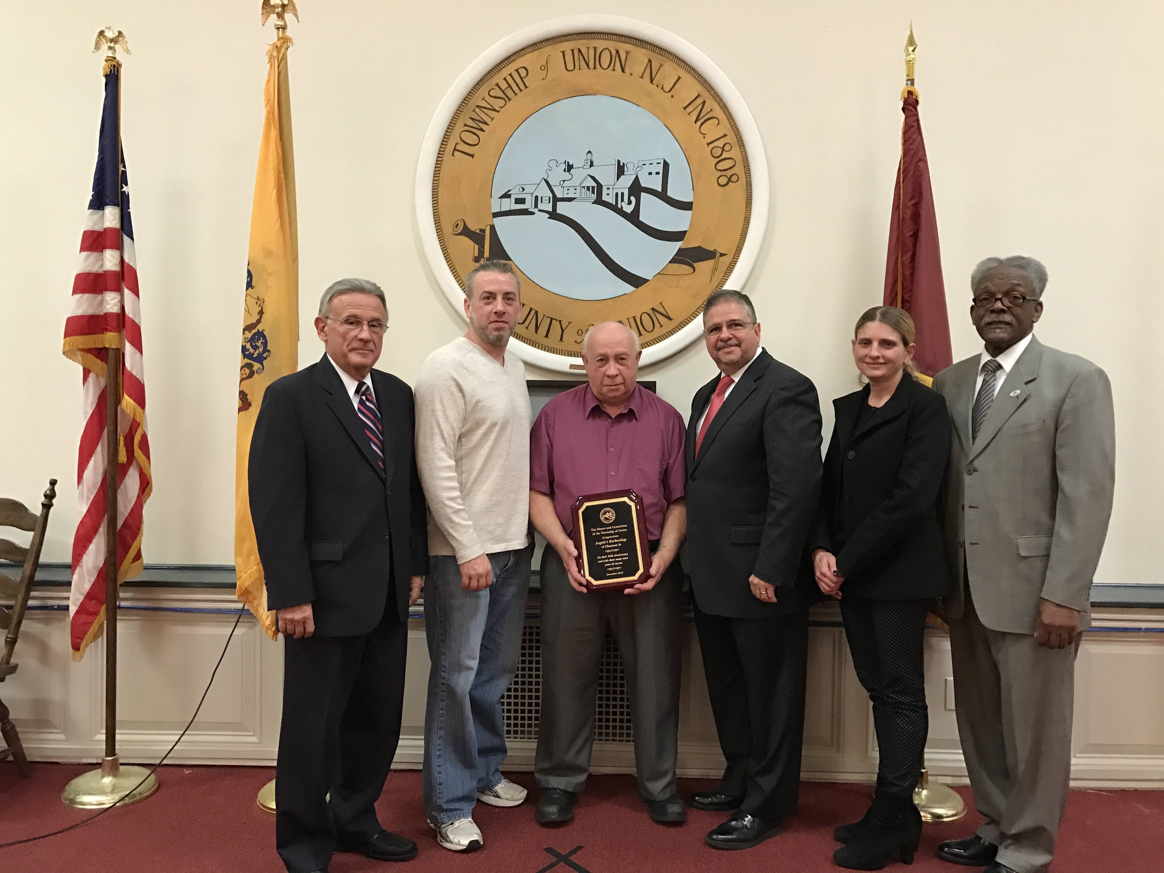 ... Angelos Barbershop on 45th Anniversary - Union NJ News - TAPinto