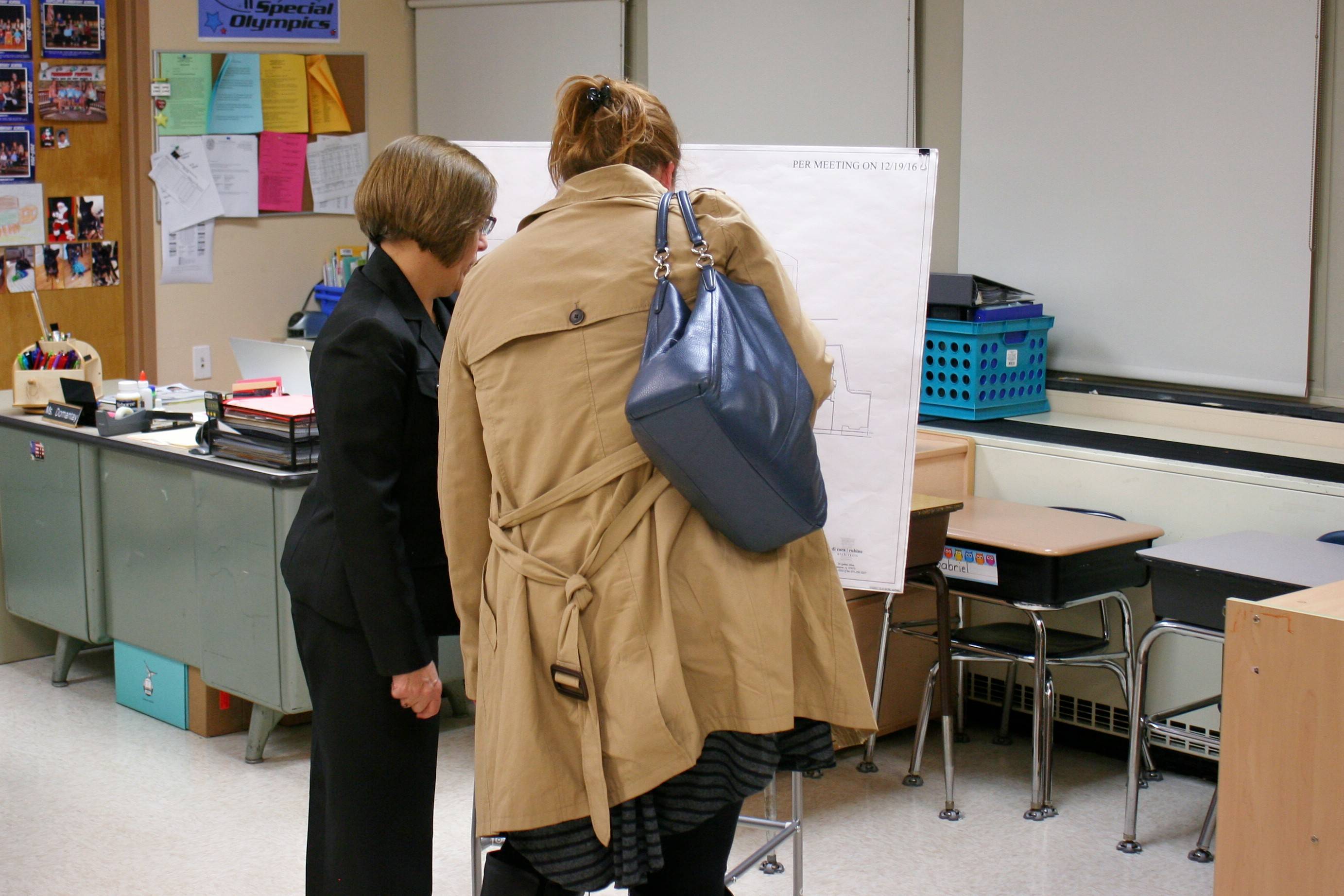 School Construction Concept Viewing at Radcliffe School Nutley NJ