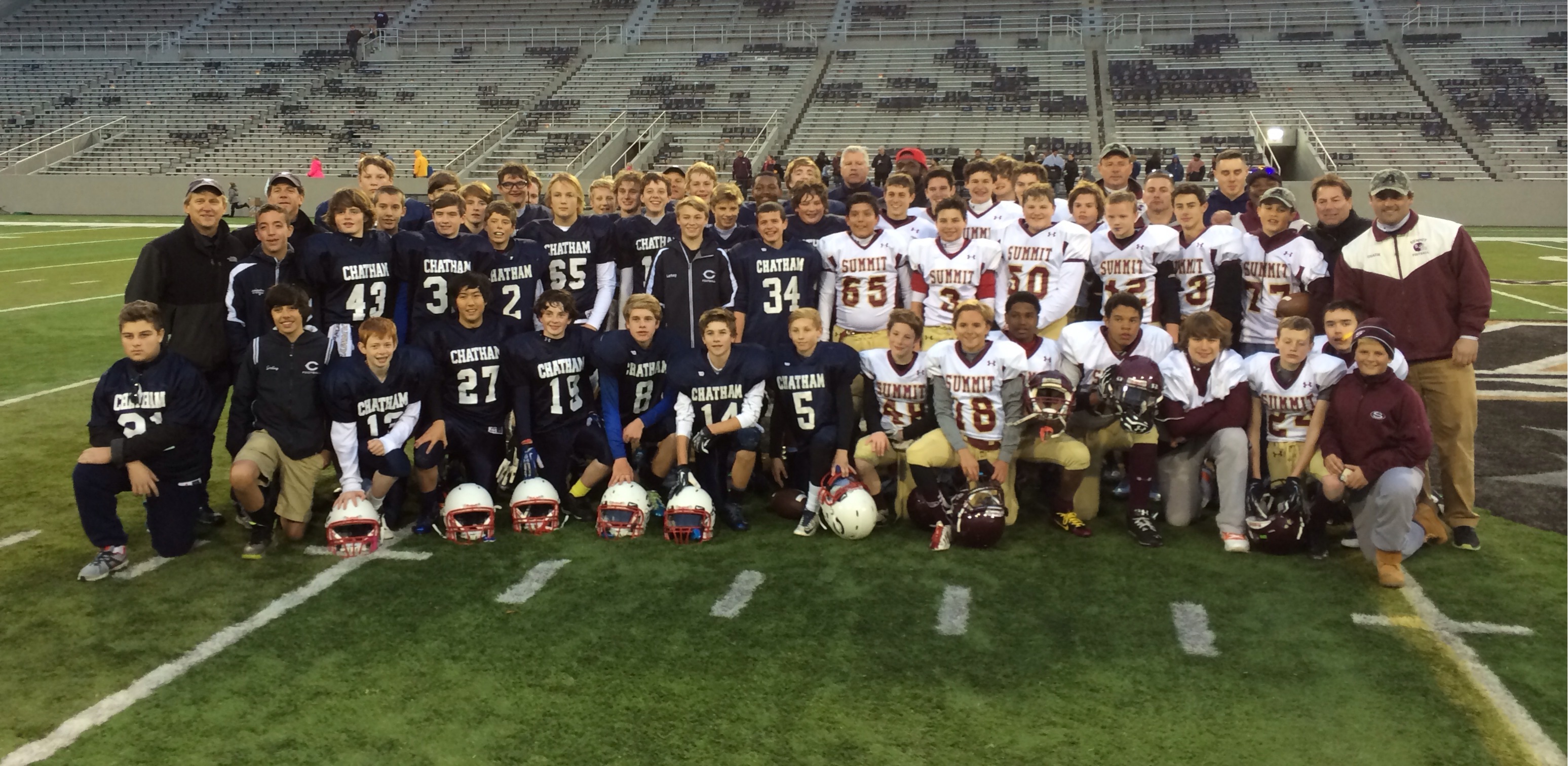 Summit 8thGrade Football Team Plays at West Point TAPinto