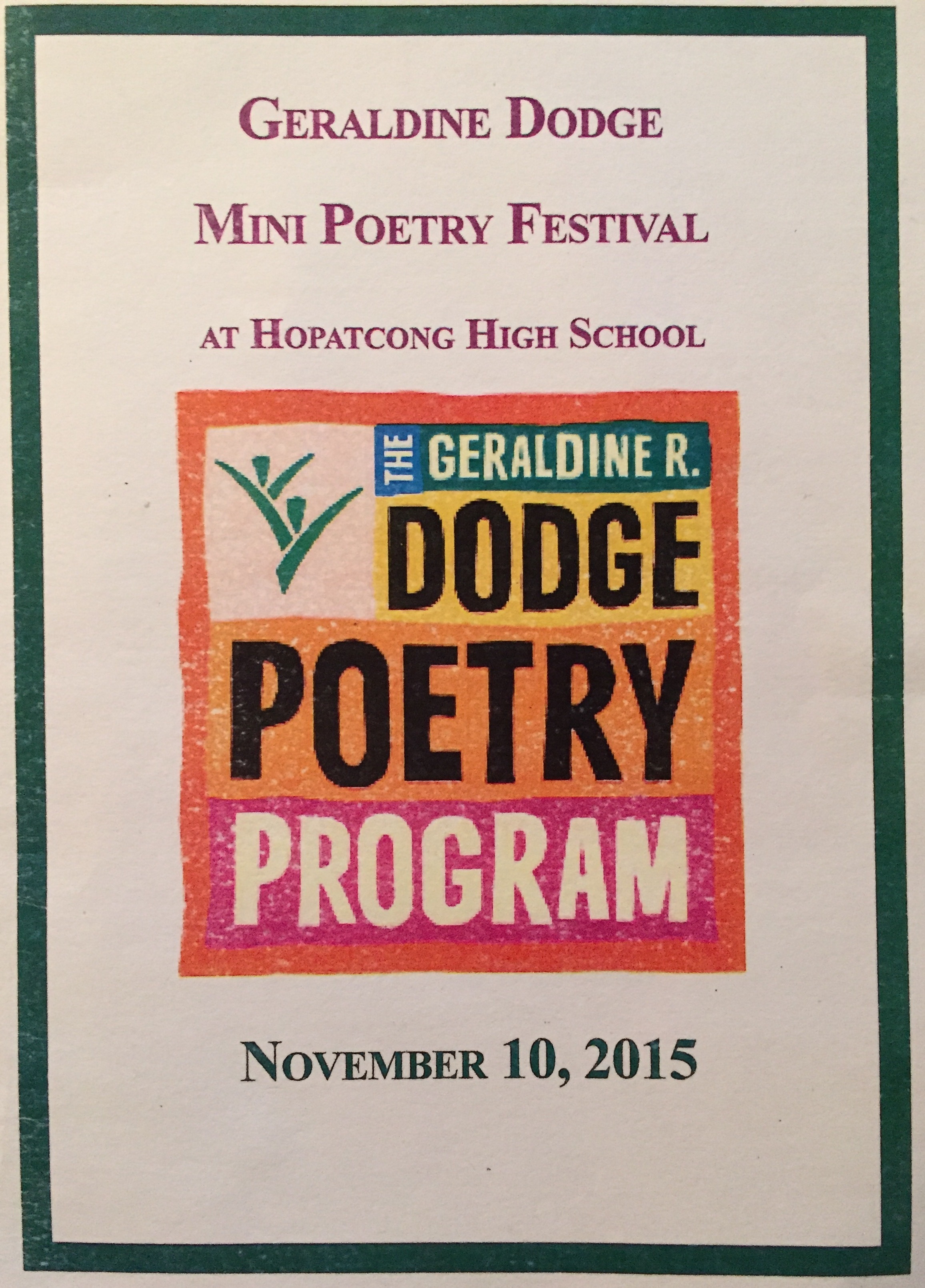 Sparta High School Students Compete in Dodge Poetry Festival TAPinto