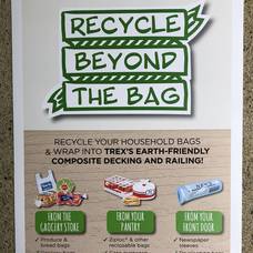 Recycled Material Trex Plastic Film Recycling Trex Bench Recycling - Main Image