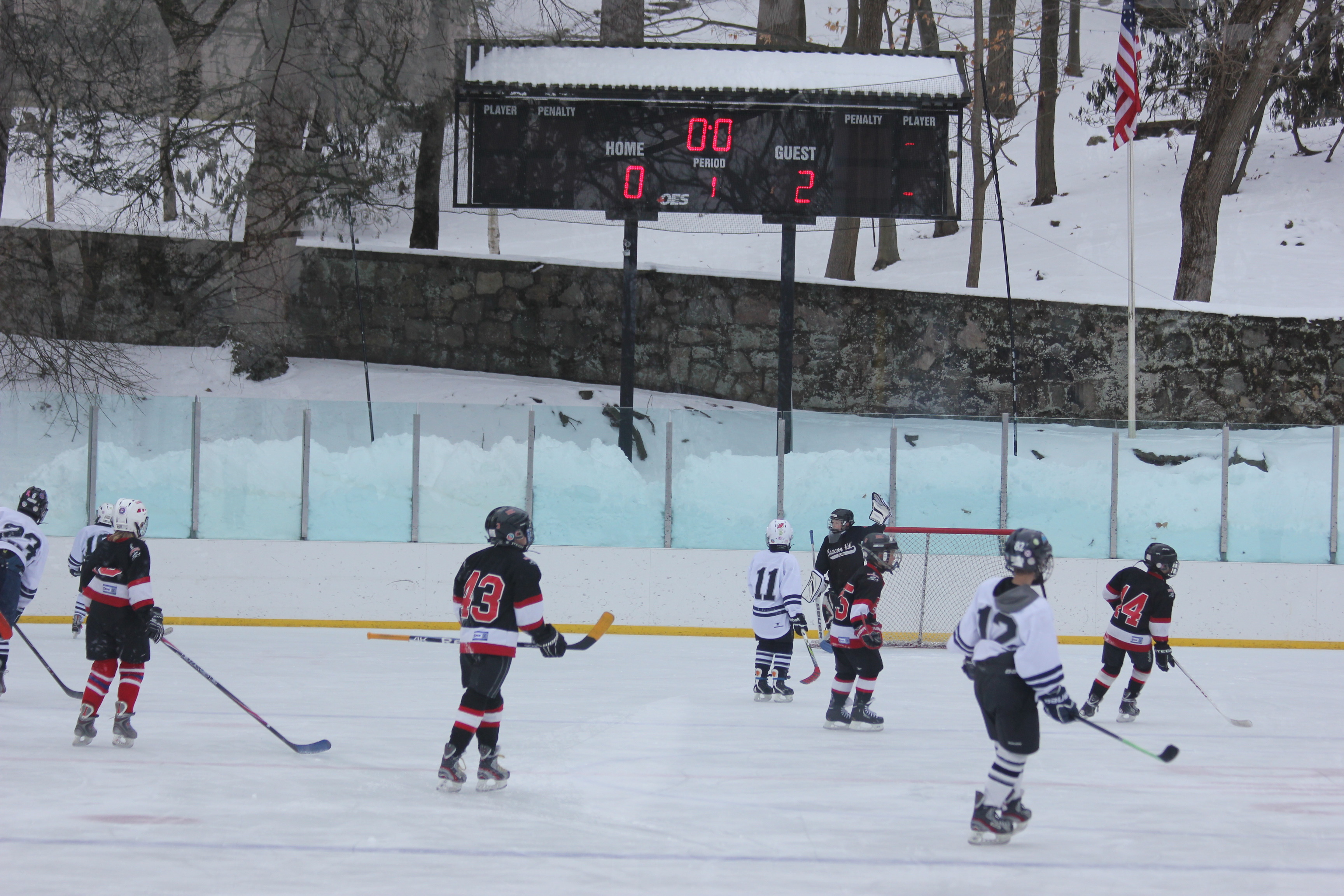 Old Fashioned Outdoor Hockey… Randolph Squirt Hockey Team Wins at