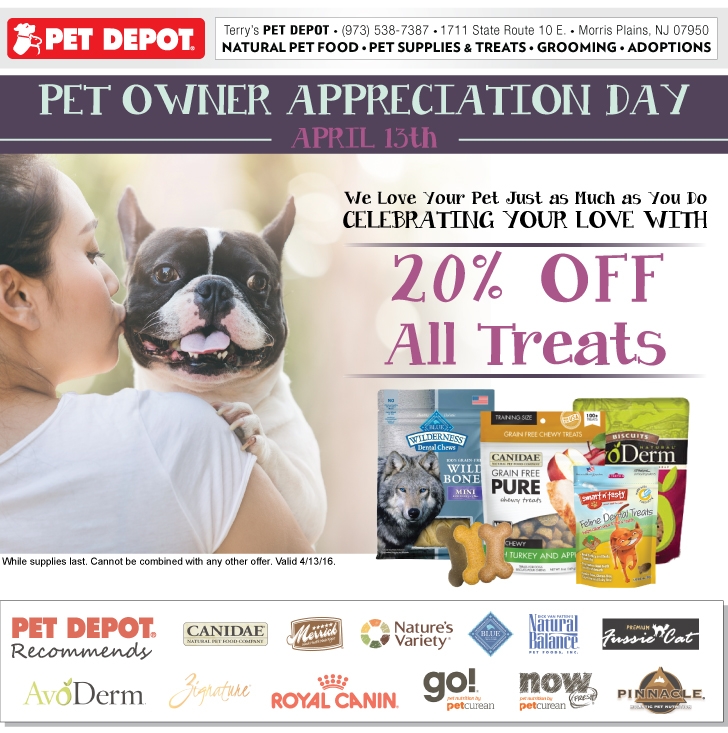 Pet Owner Appreciation Day at Terry's Pet Depot TAPinto